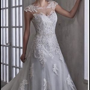 White wedding dress
